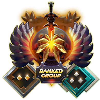 Emblema Ranked Group Dota 2 — jogue com Imortais